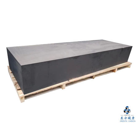 Taille de grain de bloc de graphite de silicium gris foncé de 12 μm dans l'industrie photovoltaïque solaire