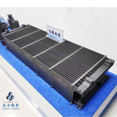 Taille de grain de bloc de graphite de silicium gris foncé de 12 μm dans l'industrie photovoltaïque solaire