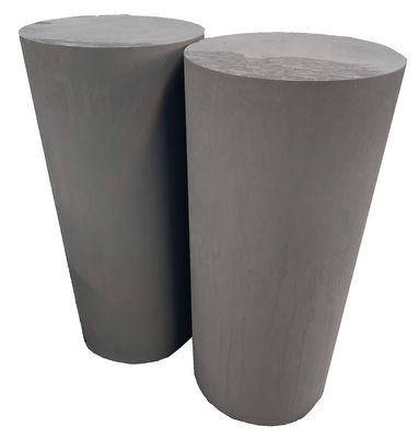 12 μm Taille de grain Sintration de la tige de graphite Bloc de graphite isostatique de carbone lisse