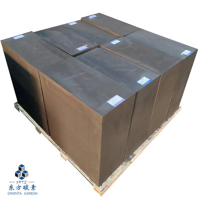 Bloc de graphite au carbone gris foncé isostatique Graphite hautement pur