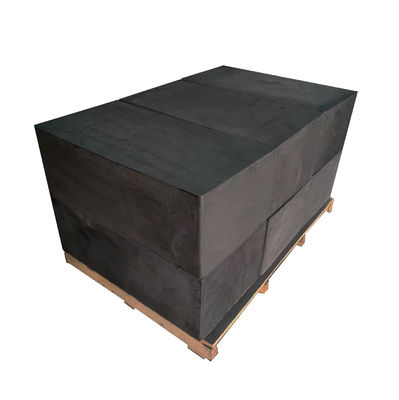 Bloc de graphite au carbone gris foncé isostatique Graphite hautement pur