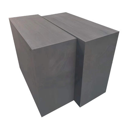 Graphite semi-conducteur gris foncé de taille de grain 5 μm Bloc de graphite isostatique ultrafin