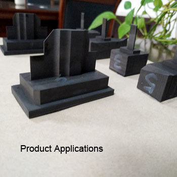 Graphite gris foncé EDM à faible perte Bloc isostatique de graphite 1,78 g/cc Densité