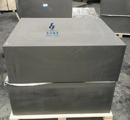 Bloc de graphite de carbone de grande taille 110 Mpa Résistance à haute température