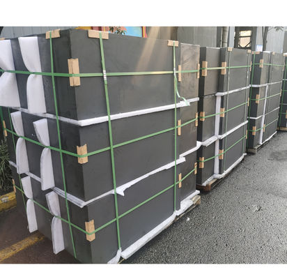 115 Mpa Matériaux de bloc de graphite 8 μm Produits de graphite Haute stabilité chimique