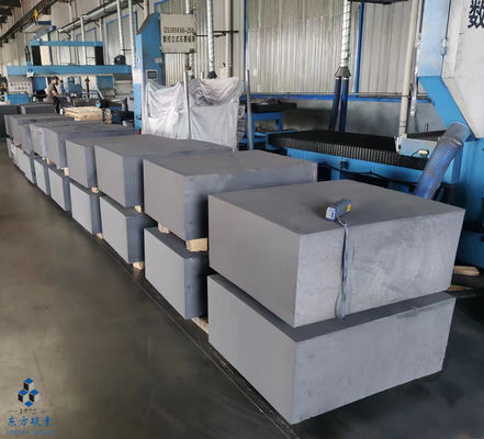 Grands crucibles Bloc de graphite Résistance à la flexion 50Mpa Graphite de moisissure