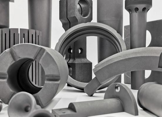 Bloc de graphite isostatique dans les anneaux d'étanchéité axiaux