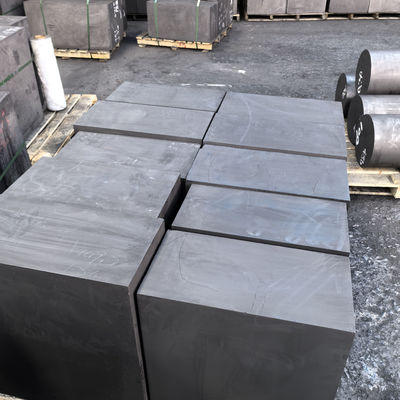 600*500*200 mm barres de graphite et bloc isostatique de graphite pour le frittage et la fusion des crucibles